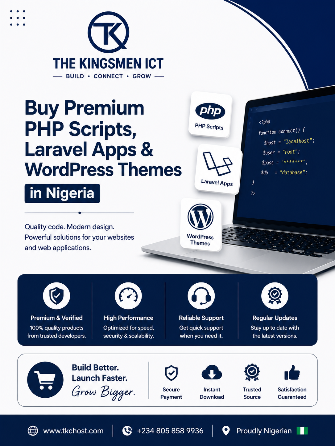 Tkchost website development and digital solutions